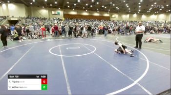 86 lbs Quarterfinal - Rodney Piparo, Georgetown vs Nathaniel Wilkerson, Bay Area Dragons