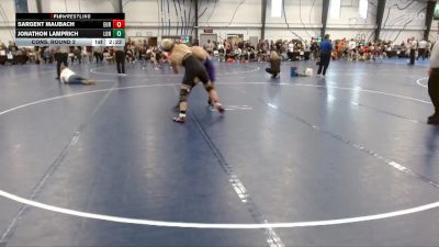 Silver 174 lbs Cons. Round 2 - Sargent Maubach, Eureka vs Jonathon Lamprich, Loras