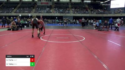 190 lbs Quarterfinal - Anthony Forte, Unattached vs Hays Talley, Richmond