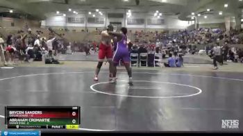 285 lbs Placement (4 Team) - Abraham Cromartie, Father Ryan vs Brycen Sanders, Baylor School