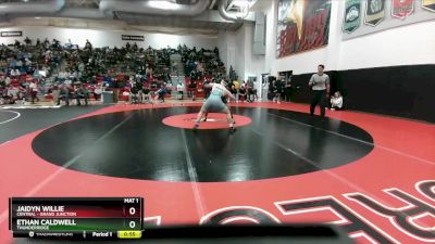 190 lbs Cons. Round 2 - Jaidyn Willie, Central - Grand Junction vs Ethan Caldwell, Thunderridge