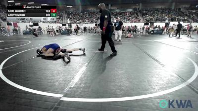 92 lbs Round Of 16 - Kirk Walker, Tulsa Blue T Panthers vs Aceyn Marr, Disciple Wrestling
