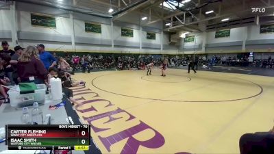 70 lbs Cons. Round 2 - Isaac Smith, Watford City Wolves vs Carter Fleming, Windy City Wrestlers