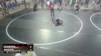 56-58 lbs Round 1 - Luca Beltran, Betterman Elite Wrestling vs Roman Ruiz, Kiowa Indians Wrestling Club
