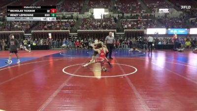 102 lbs Champ. Round 1 - Renzy LeProwse, Mine Yard Dogs Wrestling Club vs Nicholas Ticknor, Glenrock WC
