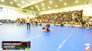 150 lbs Champ. Round 2 - Preston Meeks, La Quinta High School vs Guieseppe McGrouther, Santa Monica High School Wrest