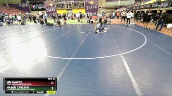 126 lbs Champ. Round 2 - Ian Avalos, Team Idaho Wrestling Club vs Mason Carlson, Sanderson Wrestling Academy