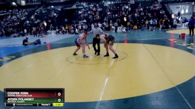 285 lbs Quarterfinal - Cooper Fern, Seward Wrestling Club vs Ayden Polansky, Republic County