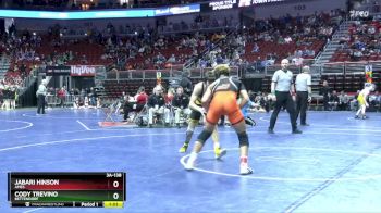 3A-138 lbs 3rd Place Match - Cody Trevino, Bettendorf vs Jabari Hinson, Ames