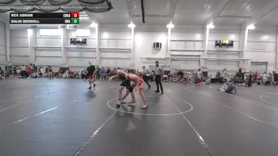 140 lbs Round 4 (8 Team) - Dalin Mendell, Donahue WA vs Rex Abram, Contenders WA Green