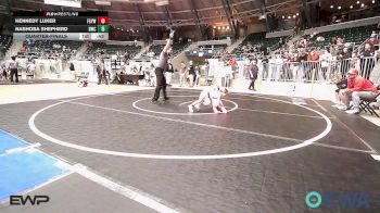 46 lbs Quarterfinal - Kennedy Luker, Fort Gibson Youth Wrestling vs Nashoba Shepherd, Berryhill Wrestling Club