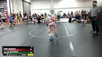 68 lbs Round 4 (6 Team) - Troy Wescott, U2 Upstate Uprising 2.0 vs Dylan Silkowski, Savage WA