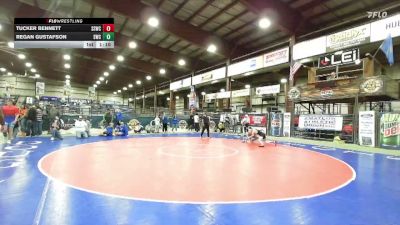 144 lbs Quarterfinal - Regan Gustafson, Stanley Wrestling Club vs Tucker Bennett, Shooting Starz Wrestling Club
