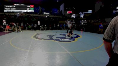 113 lbs Consi Of 8 #2 - Ian Callon, Fountain Inn vs Ryan Seman, May River