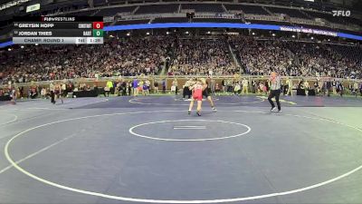 D3-106 lbs Champ. Round 1 - Jordan Thies, Hart HS vs Greysin Hopp, Constantine