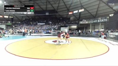 Girls 2A 155 lbs Champ. Round 1 - Selena Martinez, Prosser (Girls) vs Ava Hozail, Lakewood (Girls)