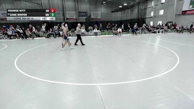 144 lbs Cons. Rd Of 16 - Frankie Nitti, Izzy Style Wrestling vs Zane Winter, Sanderson Wrestling Academy