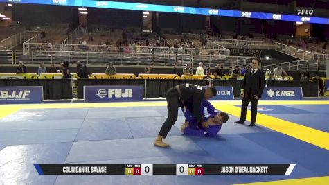 Jason O'neal Hackett vs Colin Daniel Savage 2025 Pan Jiu Jitsu IBJJF Championship