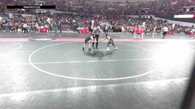 72 lbs Champ. Round 1 - Easton Matchey, Durand vs Bowdin Priestley, Lake Mills Mat Club