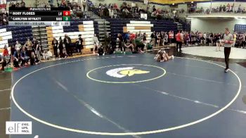 115 lbs. Quarterfinal - Carlynn Mynatt, Marshfield vs Rory Flores, Lafayette (Wildwood)