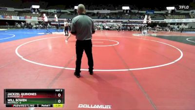 106 lbs Semis & Wb (16 Team) - Will Bowen, Westfield vs Jackzel Quinones, Gloucester