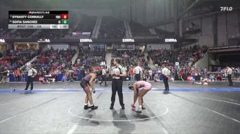 105 lbs Champ. Round 1 - Sofia Sanchez, Iron Grapplers vs Dynasty Connally, Hays Wrestling Club