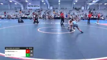 90 lbs Prelims - Andrew Workman, Roundtree Wrestling Academy Black vs Nolan Rice, Revival Orange