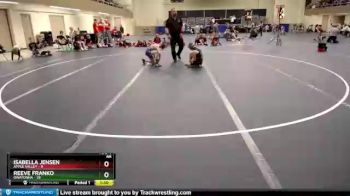 88 lbs Round 1 (6 Team) - Isabella Jensen, Apple Valley vs Reeve Franko, Owatonna