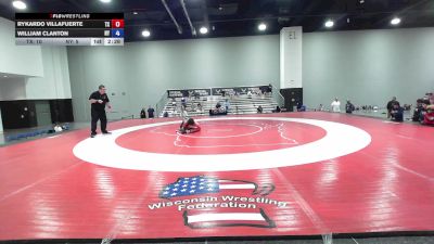 106 lbs Rykardo Villafuerte, Texas vs William Clanton, New York
