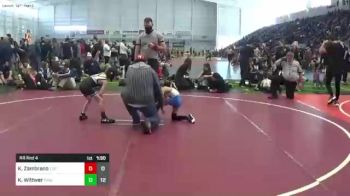 49 lbs Rr Rnd 4 - Kane Zambrano, TUF California vs Kaleb Wittwer, Pride WC