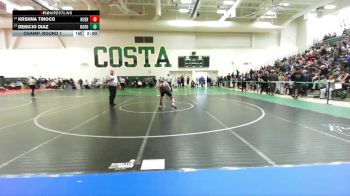 120 lbs Champ. Round 1 - Denicio Diaz, Valencia/Valencia vs Krshna Tinoco, Hueneme