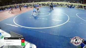 70 lbs Semifinal - Cade Edmonds, Saints Youth Wrestling Club vs Liam Kappler, Choctaw Ironman Youth Wrestling