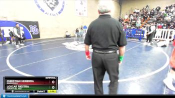 132 lbs Semifinal - Christian Hererra, Bakersfield vs Loscar Riestra, Corona Del Mar