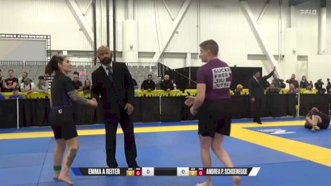 Andrea P. Schoenegge vs Emma A Reiter 2024 World IBJJF Jiu-Jitsu No-Gi Championship