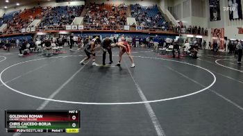 138 lbs Quarterfinal - Chris Caicedo-Borja, Good Counsel vs Goldman Roman, Calvert Hall College