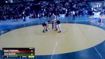 150 lbs Cons. Round 3 - Tate Schafer, McCook Wrestling Club vs Kalin Thompson, Norfolk Jr. Wrestling Club