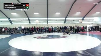 287 lbs Semifinal - Logan Stewart, Las Lomas vs Brody Irvin, Northgate