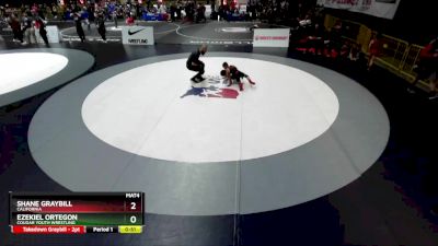 70 lbs Cons. Round 4 - Shane Graybill, California vs Ezekiel Ortegon, Cougar Youth Wrestling