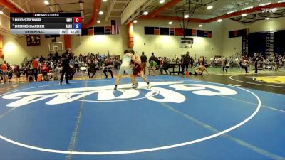 150 lbs Semifinal - Reid Stiltner, Grundy Wrestling Club vs Dennis Barker, Hanover Hawkeye