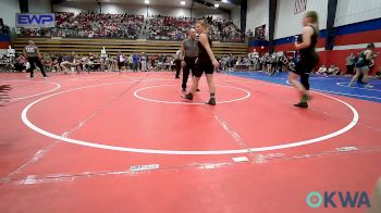 135-147 lbs Rr Rnd 4 - Addisyn Kirchner, Pawhuska Elks Takedown vs Josie Constant, Vian Wrestling Club