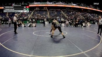 3A 157 lbs 3rd Place Match - Chase Hillis, Tuscola vs Justin Root, Dixon High School