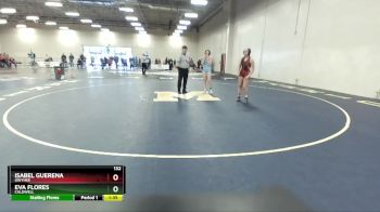 132 lbs Cons. Round 1 - Isabel Guerena, Owyhee vs Eva Flores, Caldwell