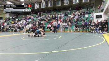 120 lbs Quarterfinal - Lucas Tindall, Brighton vs Aiden Ohl, Ontario High School