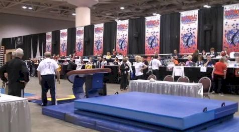 Alex McMurtry flies on vault