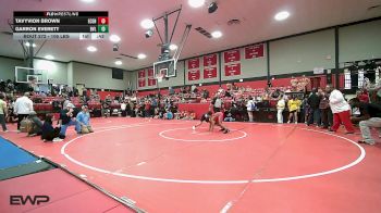 106 lbs Consi Of 16 #2 - Tavyvion Brown, East Central vs Garron Everett, Bartlesville