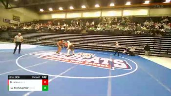 285 lbs Quarterfinal - Austin McNaughtan, Wasatch vs Mana Nonu, Brighton