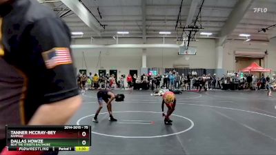 75 lbs Quarterfinal - Dallas Howze, Beat The Streets Baltimore vs Tanner McCray-Bey, Rampage