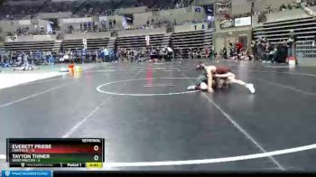 60 lbs Semis & 1st Wrestleback (8 Team) - Tayton Thiner, Worthington vs Everett Priebe, Chatfield