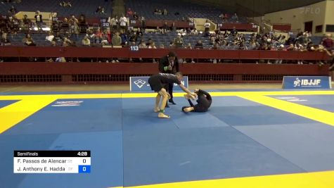 Fabbio Passos De Alencar vs Jeffrey Anthony E. Haddad 2024 Pan IBJJF Jiu-Jitsu No-Gi Championship