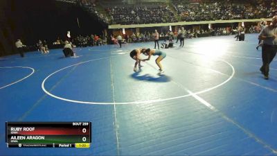 136 lbs Semifinal - Ruby Roof, Iowa vs Aileen Aragon, Iowa